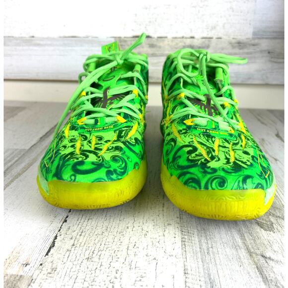 PUMA x LaMelo Ball MB.03 LaFrance Mens 11 Green Basketball Sneakers Athletic - Picture 2 of 10